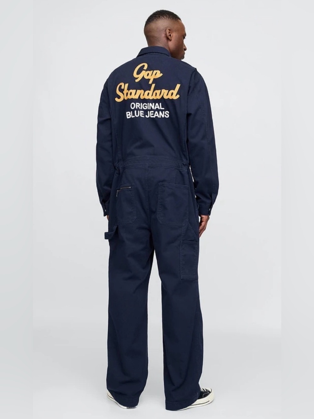 NWT Gap Dark Knight Twill Coveralls Sz Med
